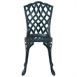 vidaXL Aluminum Bistro Set in Green