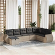 vidaXL 8 Piece Small Sofa Set in Gray