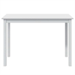 vidaXL 5 Pc Pine Wood Dining Table Set in White