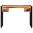 vidaXL Solid Acacia Wood Medium Desk in Brown