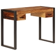 vidaXL Solid Acacia Wood Medium Desk in Brown