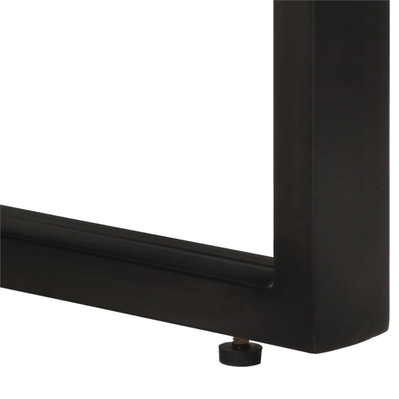 vidaXL Solid Acacia Wood Medium Desk in Brown