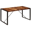 vidaXL Industrial Solid Wood Dining Table in Brown