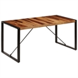 vidaXL Industrial Solid Wood Dining Table in Brown