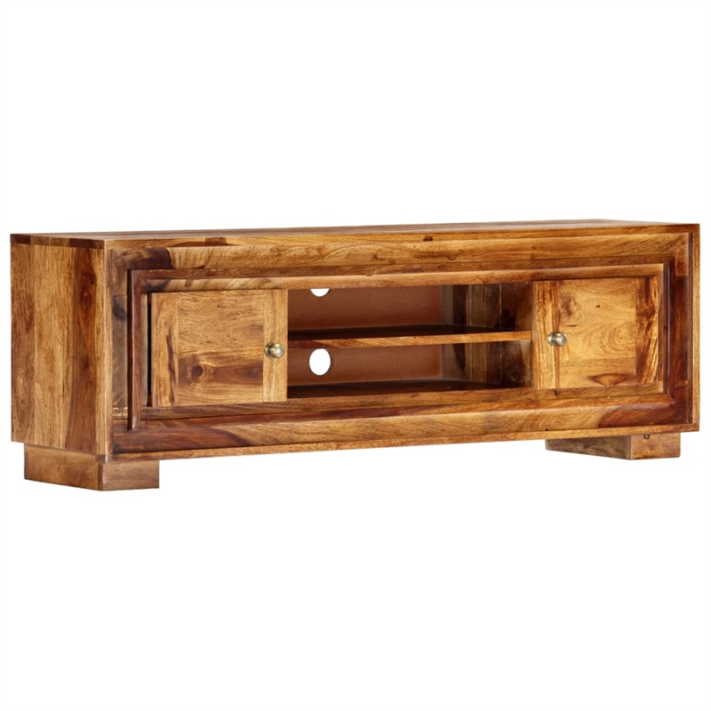 vidaXL Solid Acacia Wood Medium TV Cabinet in Brown