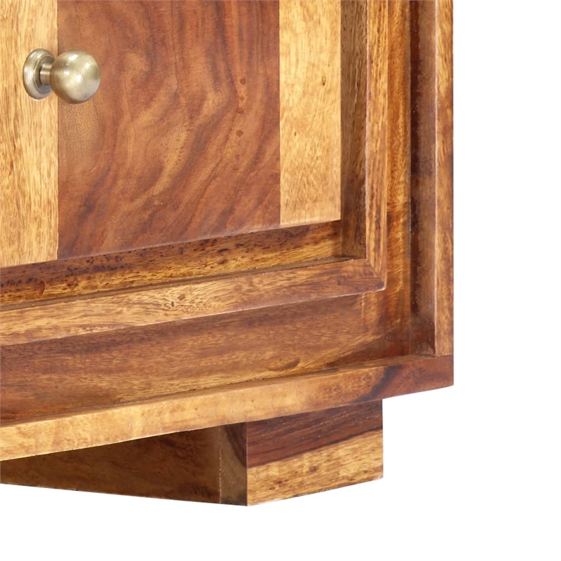 vidaXL Solid Acacia Wood Medium TV Cabinet in Brown