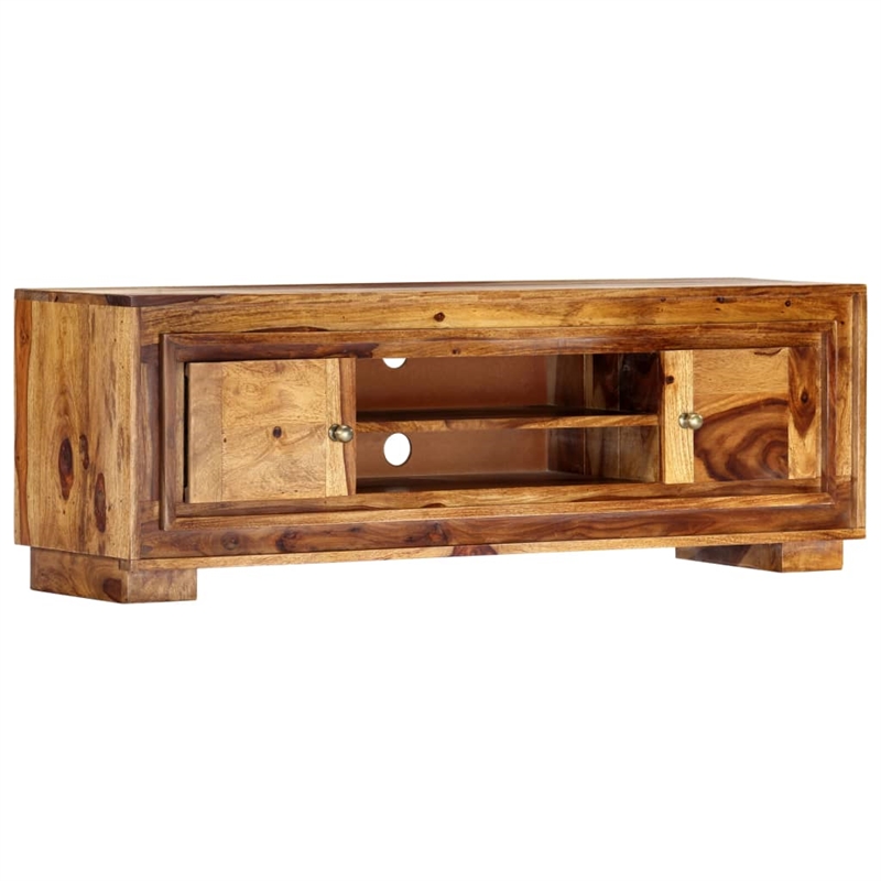 vidaXL Solid Acacia Wood Medium TV Cabinet in Brown