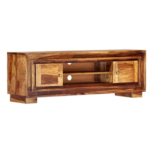 vidaXL Solid Acacia Wood Medium TV Cabinet in Brown