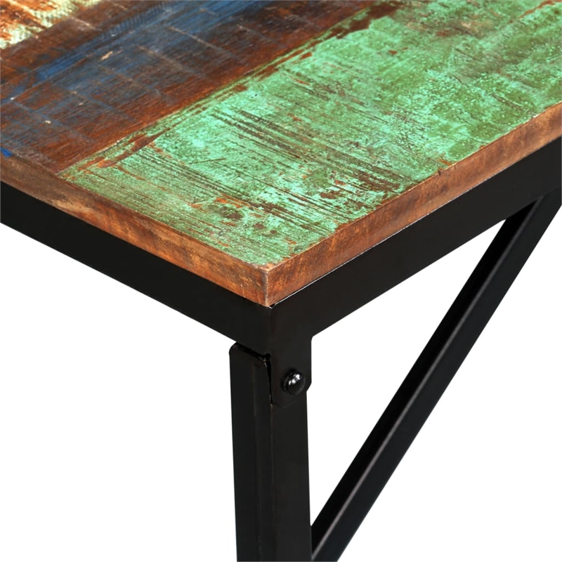 vidaXL Solid Reclaimed Wood Bench in Multi-Color