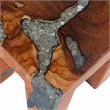 vidaXL Solid Teak Wood Stool in Multi-Color