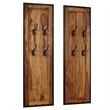 vidaXL Acacia Wood Coat Rack with Natural Grain Patterns in Brown