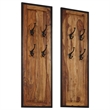 vidaXL Acacia Wood Coat Rack with Natural Grain Patterns in Brown