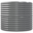 vidaXL Large Powder-Coated Steel Raised Garden Bed in Gray