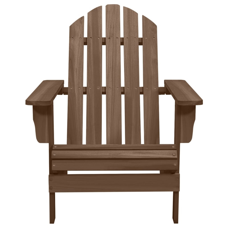 vidaXL Hardwood Medium Durable Vintage Garden Chair in Brown