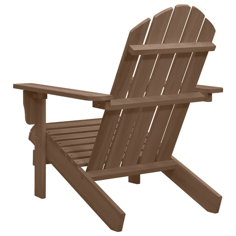 vidaXL Hardwood Medium Durable Vintage Garden Chair in Brown