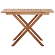 vidaXL Acacia Wood Outdoor Table in Brown