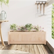 vidaXL Large Wood Garden Planter in Natural