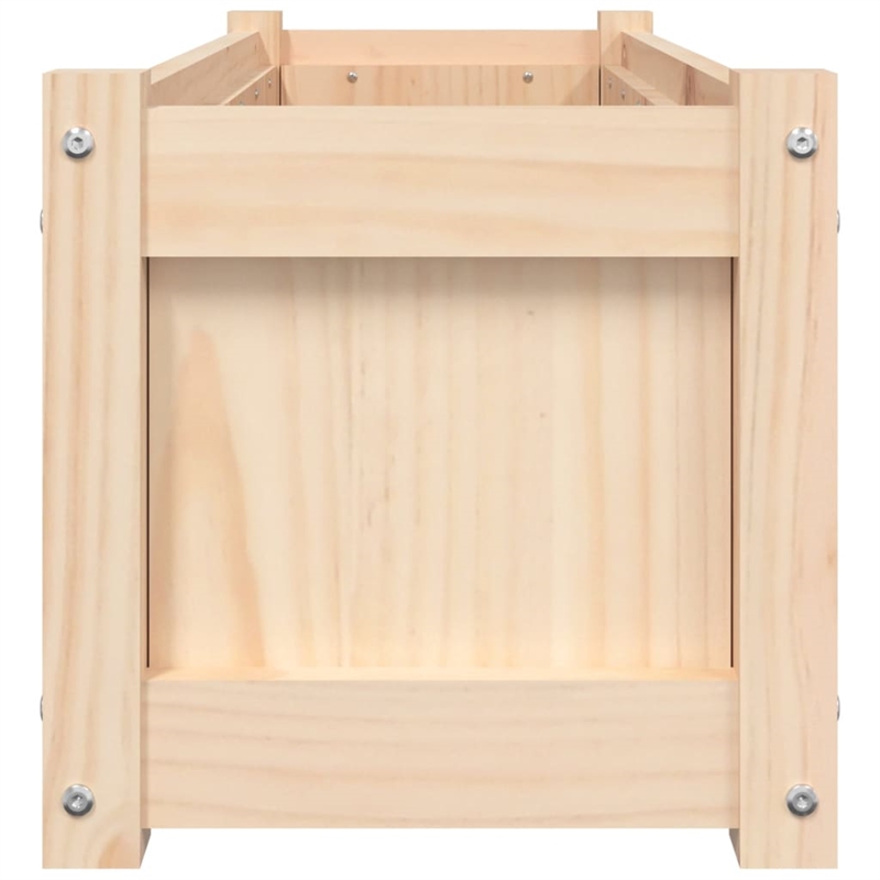 vidaXL Large Wood Garden Planter in Natural