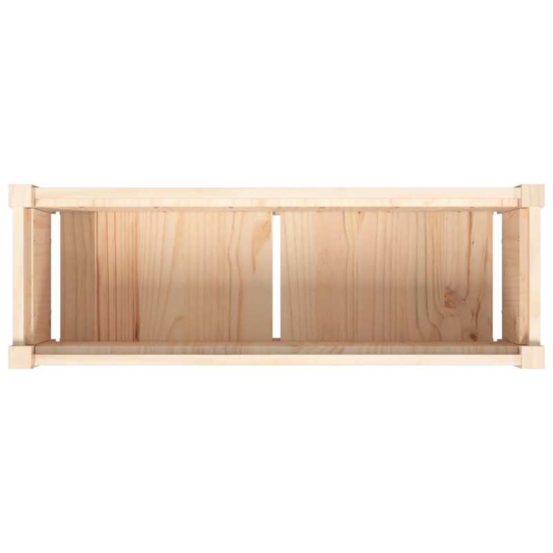 vidaXL Large Wood Garden Planter in Natural