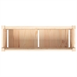 vidaXL Large Wood Garden Planter in Natural