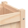 vidaXL Large Wood Garden Planter in Natural