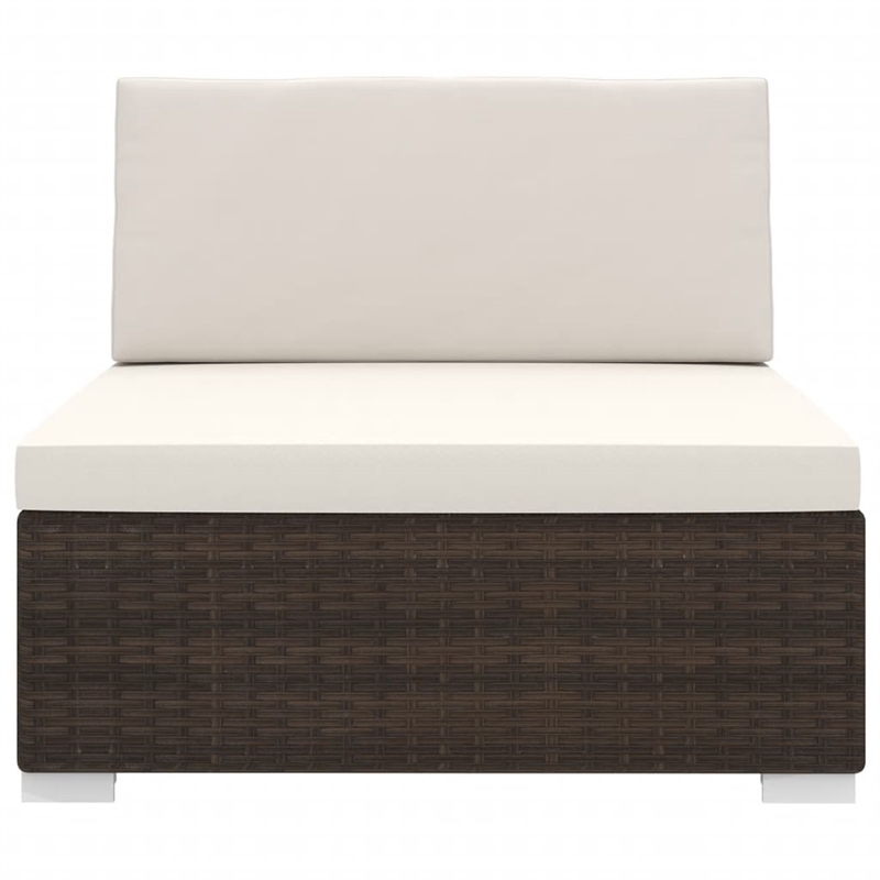 vidaXL Middle Seat in Brown