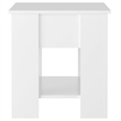 vidaXL Engineered wood Medium Coffee Table in High Gloss White