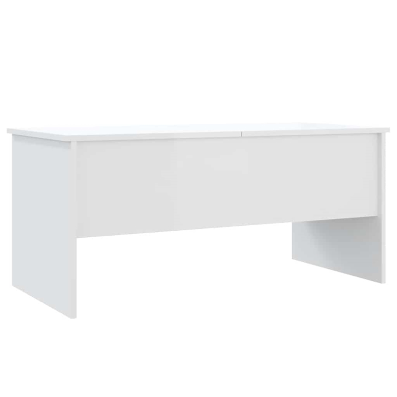 vidaXL Engineered wood Medium Coffee Table in High Gloss White