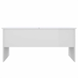vidaXL Engineered wood Medium Coffee Table in High Gloss White