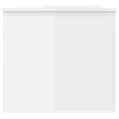 vidaXL Engineered wood Medium Coffee Table in High Gloss White