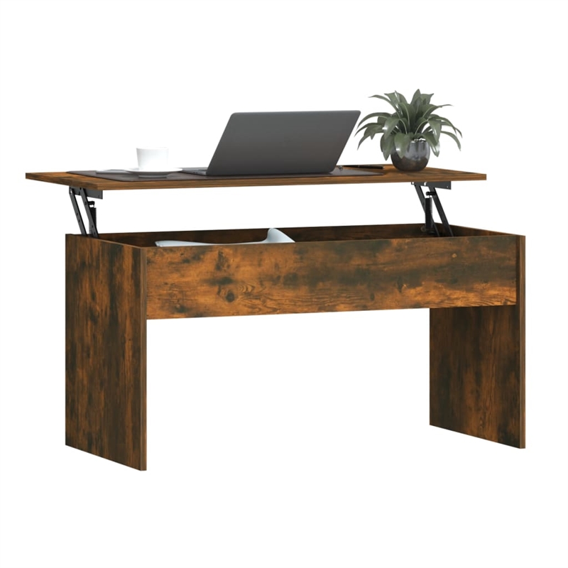 vidaXL Engineered Wood Medium Coffee Table in Smoked Oak