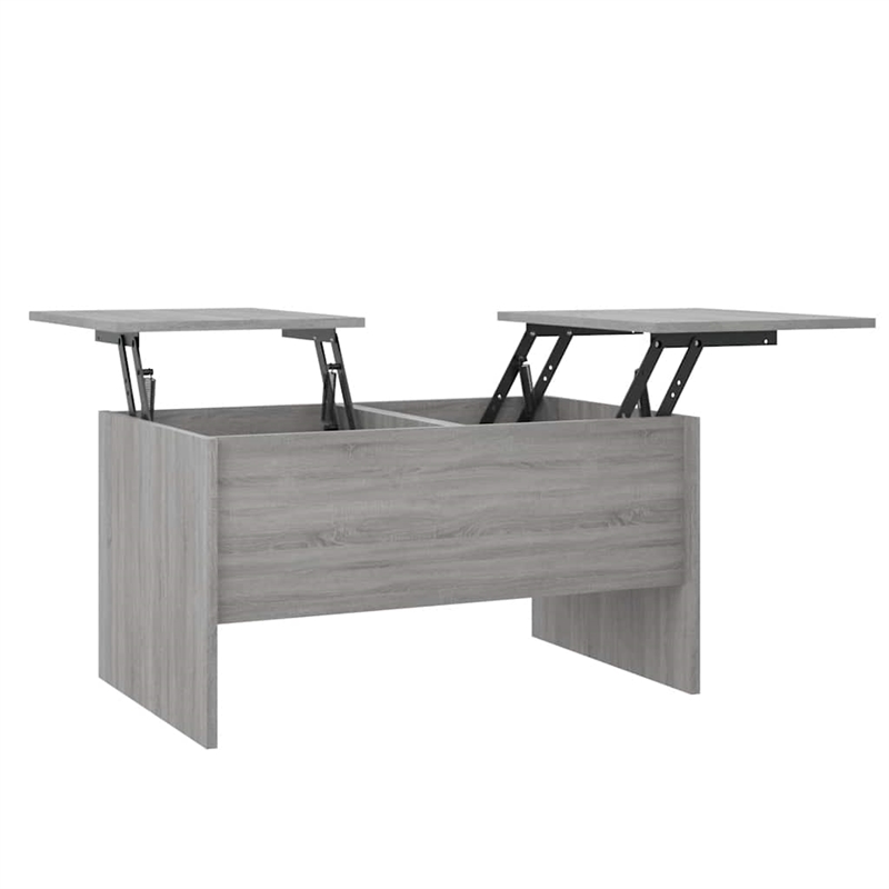 vidaXL Sonoma Engineered Wood Medium Coffee Table in Gray