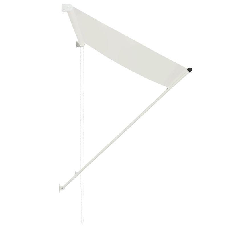 vidaXL Polyester fabric with PA coating Steel frame Awning in Cream