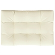 vidaXL Pallet Cushion in Cream Fabric