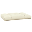 vidaXL Pallet Cushion in Cream Fabric