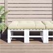 vidaXL Pallet Cushion in Cream Fabric