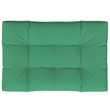 vidaXL Pallet Cushion in Green Fabric