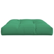 vidaXL Pallet Cushion in Green Fabric
