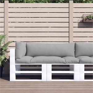 vidaXL Pallet Cushion in Grey (Set of 3)