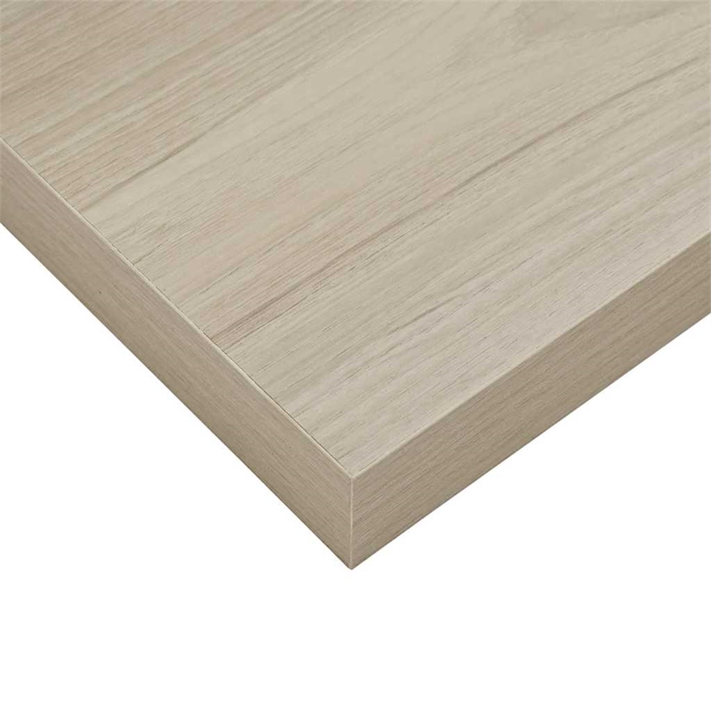 vidaXL MDF and Metal Wall Shelf in Oak Honeycomb (Set of 2)