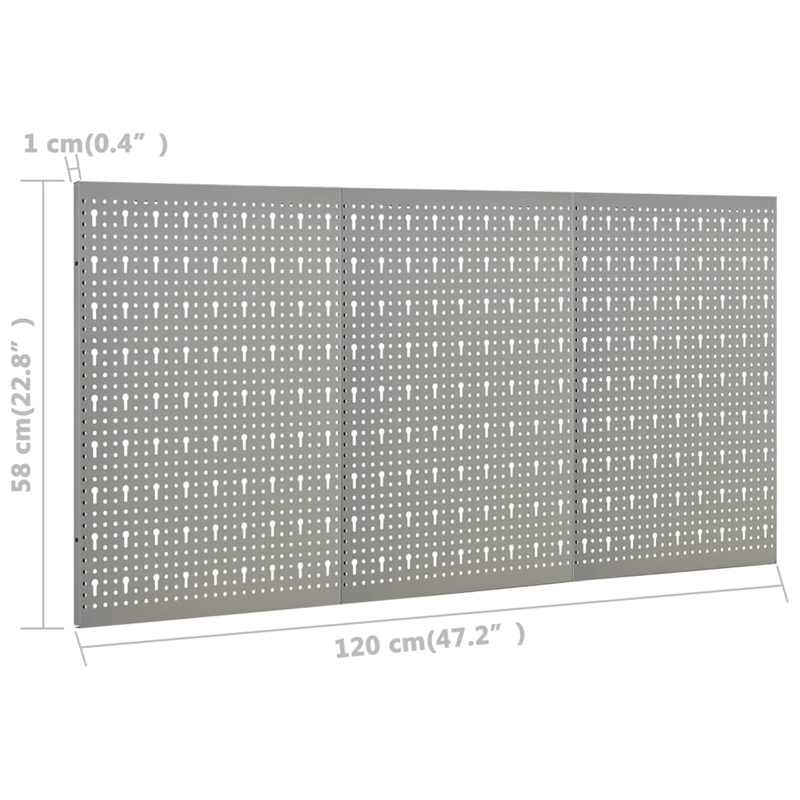 vidaXL 3 pcs 15.7