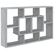 vidaXL Engineered Wood Wall Shelf in Gray Sonoma