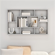 vidaXL Engineered Wood Wall Shelf in Gray Sonoma