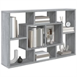 vidaXL Engineered Wood Wall Shelf in Gray Sonoma