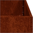 vidaXL Large Steel Garden Planter in Rusty