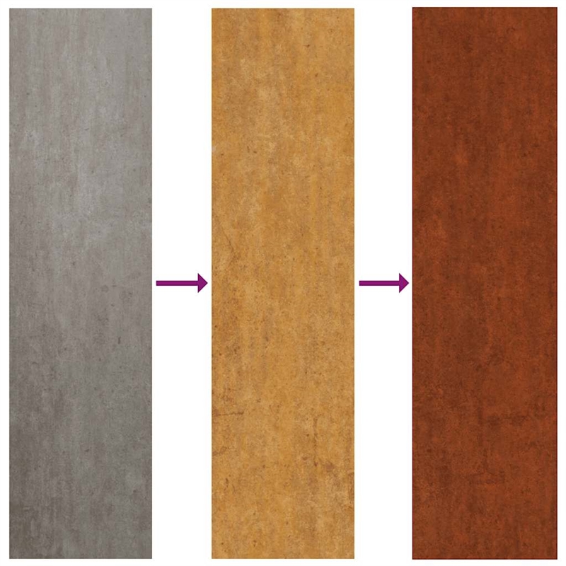 vidaXL Steel Garden Planter in Rusty Brown