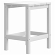 vidaXL HDPE Garden Chair in White