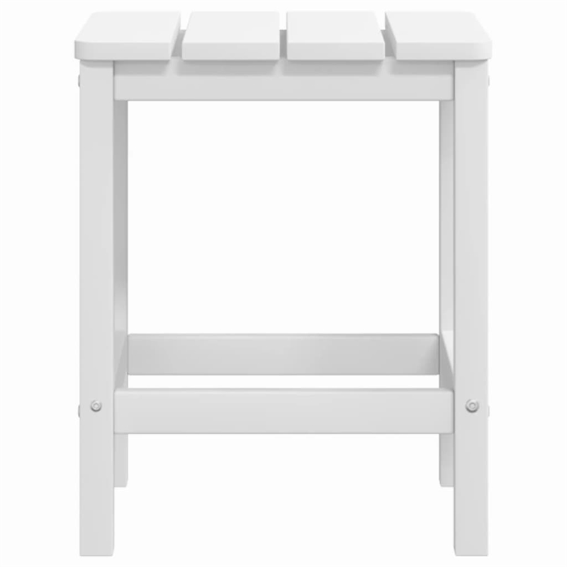 vidaXL HDPE Garden Chair in White