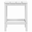 vidaXL HDPE Garden Chair in White