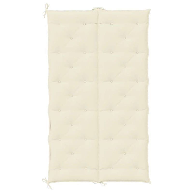 vidaXL Garden Bench Cushion in Cream White (Set of 2)